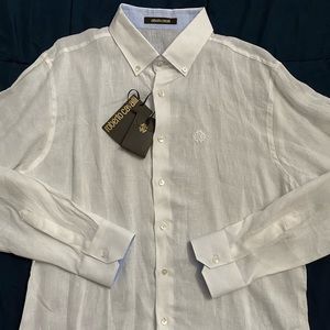 Roberto Cavalli linen button up
